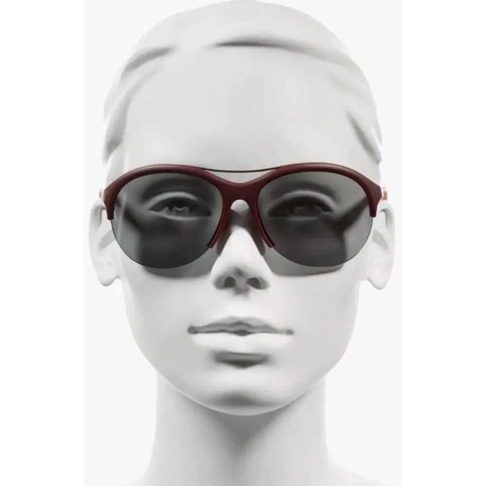 Nike Flex Momentum Semi-Rim Sunglasses - Matte Night Maroon/Gunmetal Flash - NWT